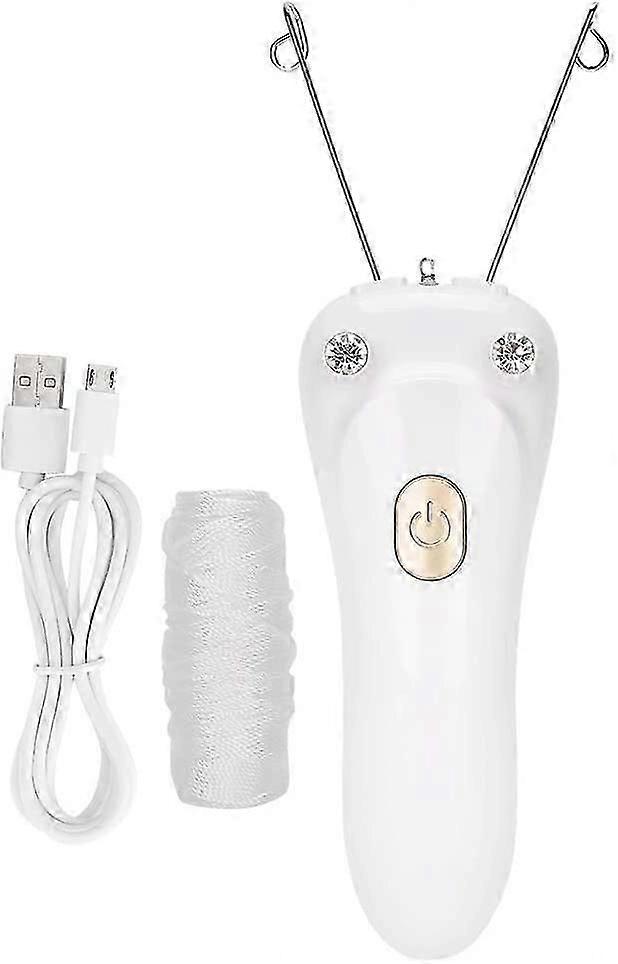 Elektrische Threading Epilator, Vrouwen Gezichtshaar Verwijderen Scheerapparaat USB Opladen