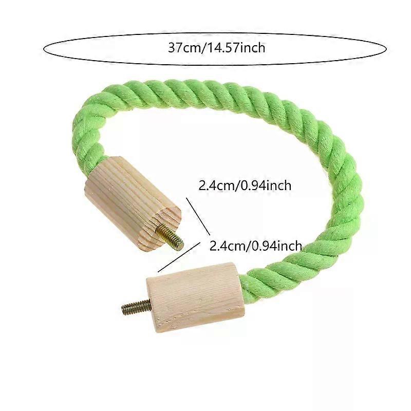 الببغاء التدريب لعبة قفص القطن حبل لعبة مخلب طحن الانحناء الأليفة الطيور الدائمة عصا ممارسة العلياء لعبة للببغاء الببغاء