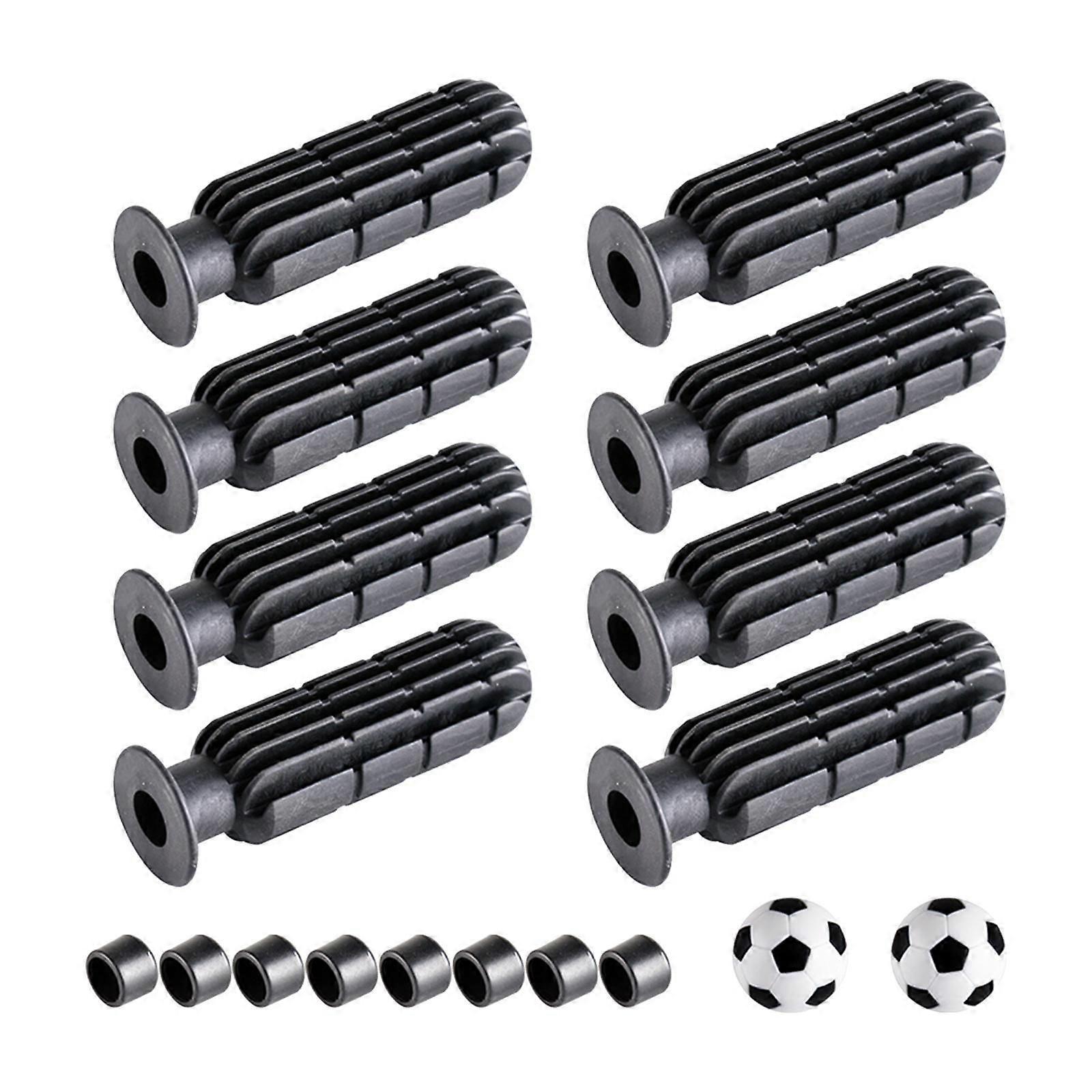 8x Foosball Grips Components Kids Comfortable Gripping Practical Replaceable