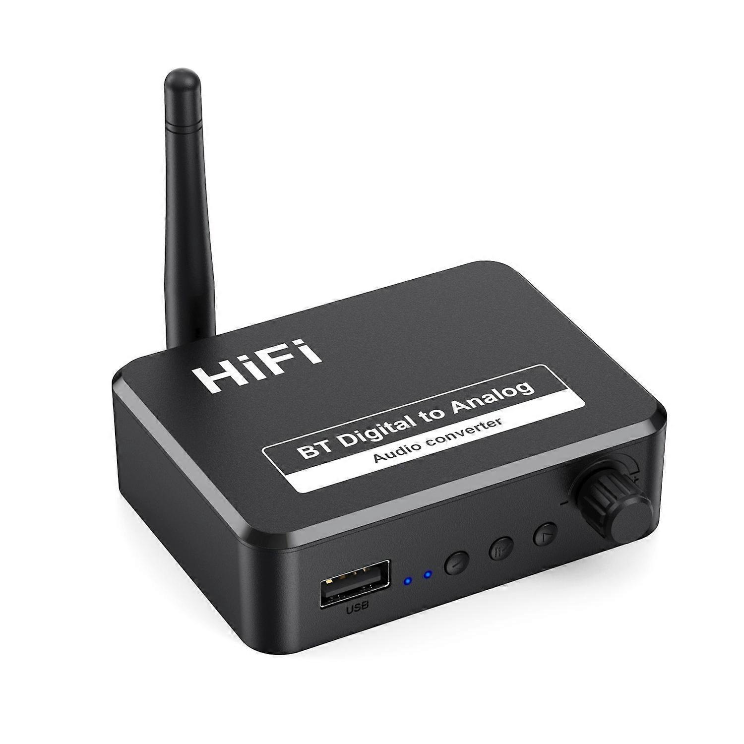 Bluetooth-compatible 5.1 Receiver Supports Multiple Interfaces Plug-and-Play Lossless Transmission