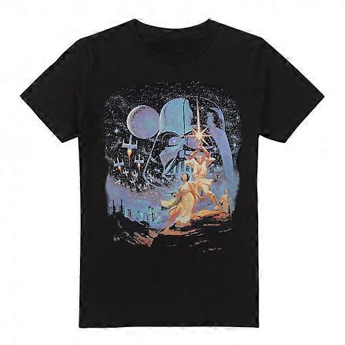 Star Wars Mens Retro Poster T-Shirt