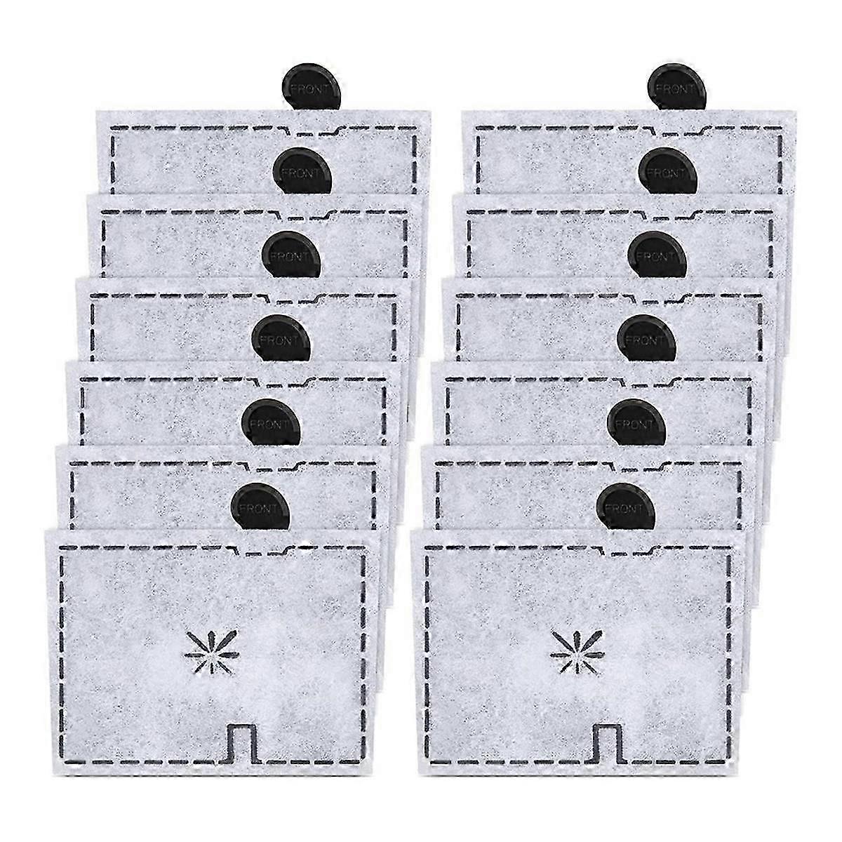 12packs Small Filters Cartridges Replacement For Quietflow E Internal Power Filter 10 And 1/2.5/5 Gallon Minibow