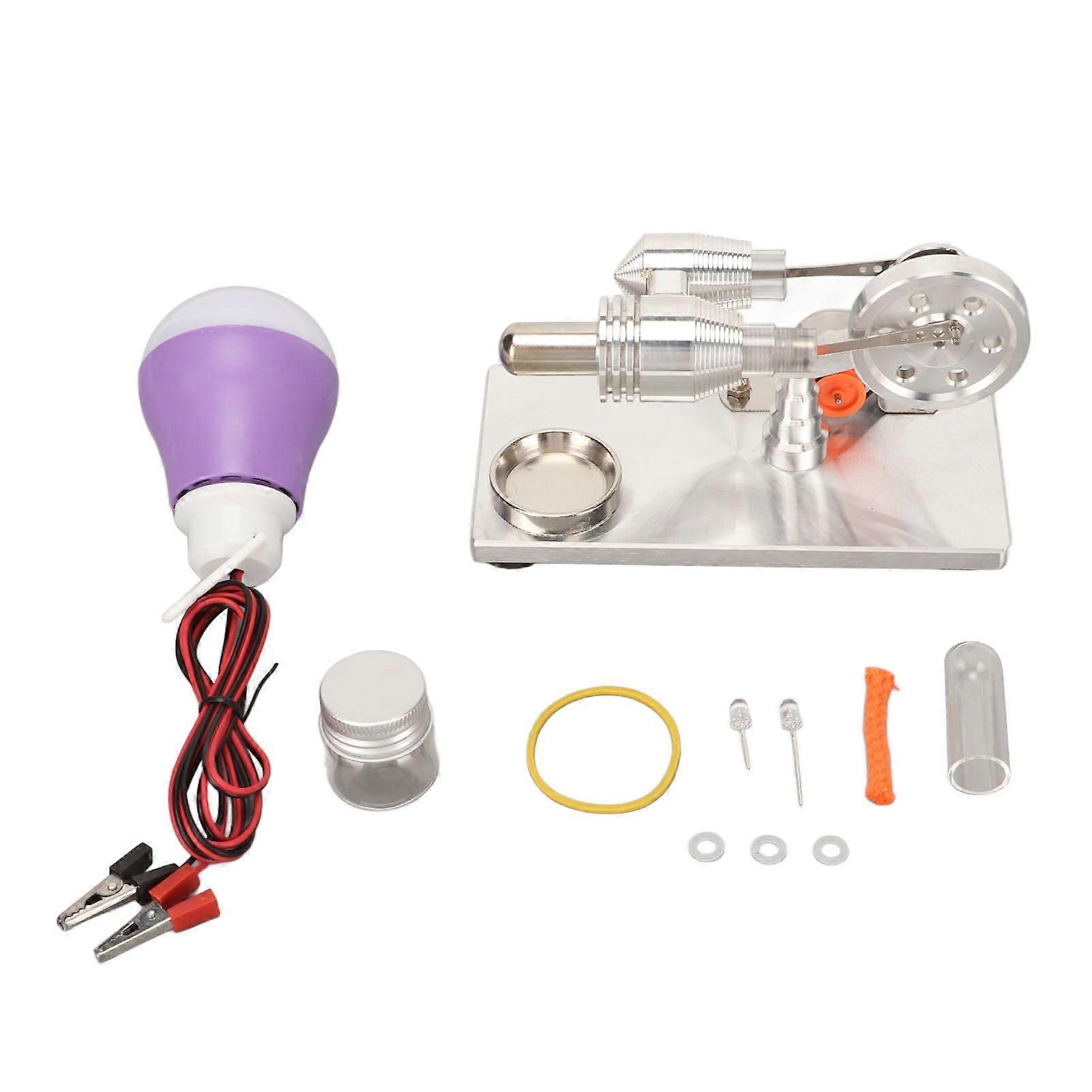 Stirling Engine Motor Miniature Model Scientific Physical Experiments Toy Gift Classroom Demonstration Props