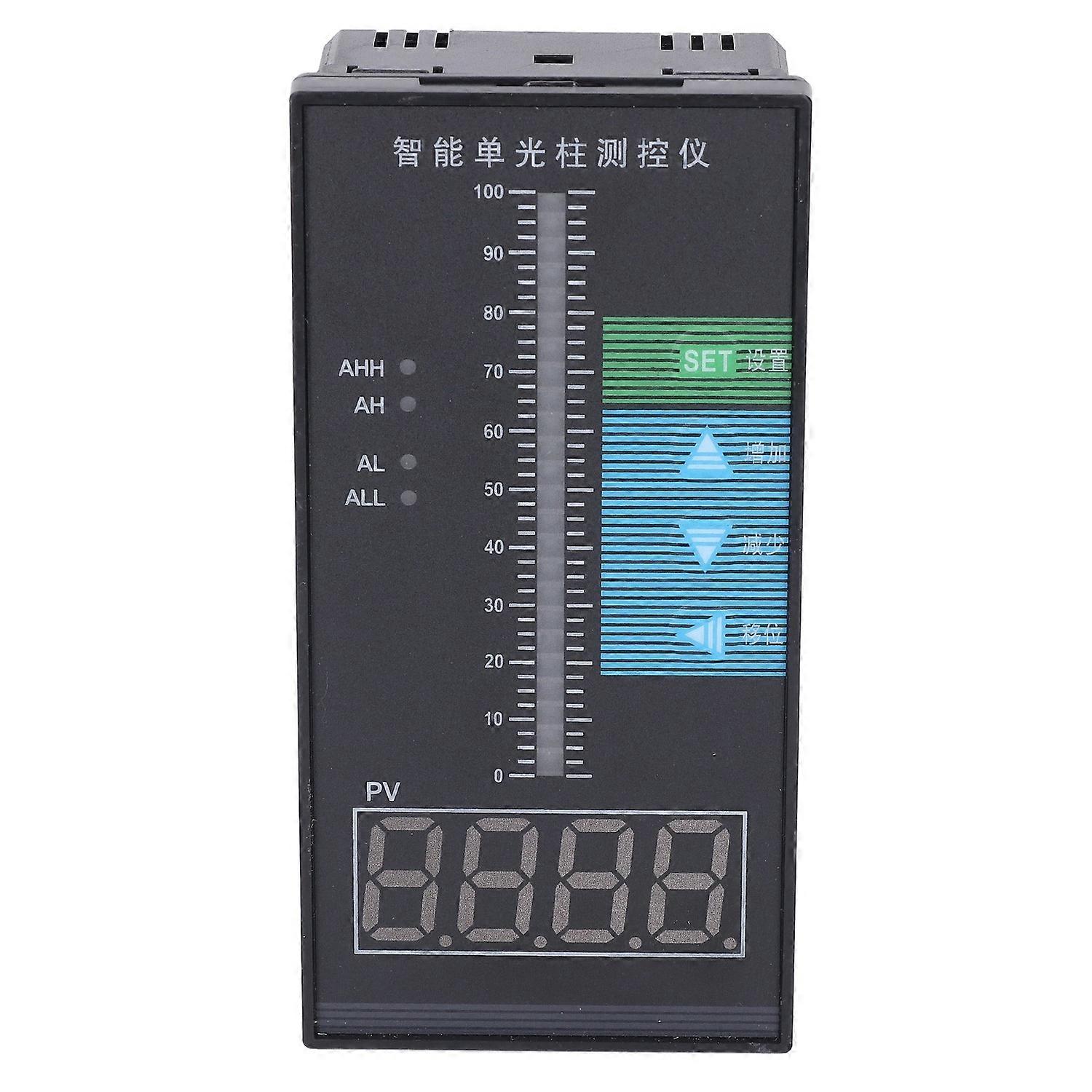 عرض عمود ضوء مستوى السائل جهاز تحكم ذكي في الضغط مؤشر مستوى الماء AC220V