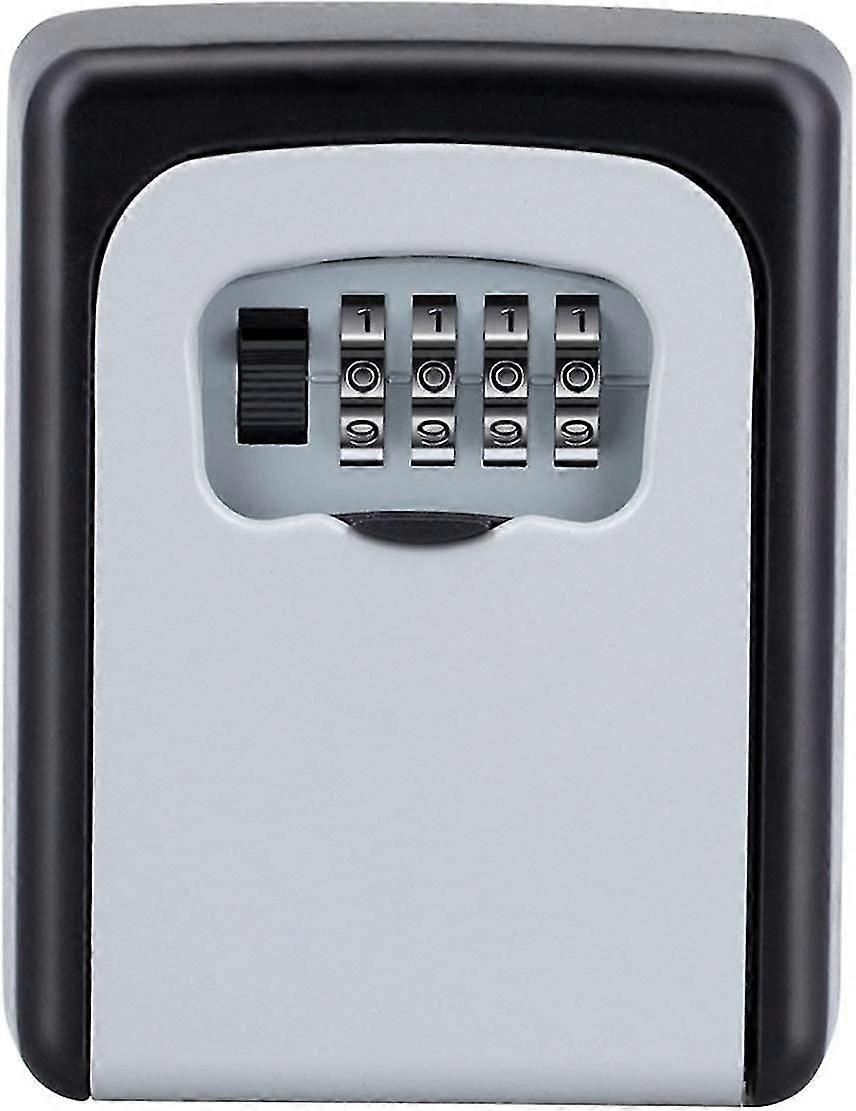 Key Safe With Number Code For Outside, Key Box With 4-digit Number Combination, Small Key Box With Code, Key Safe Weatherproof Hiding Place For House