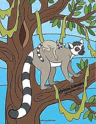 African Animals Coloring Book 1 2  3