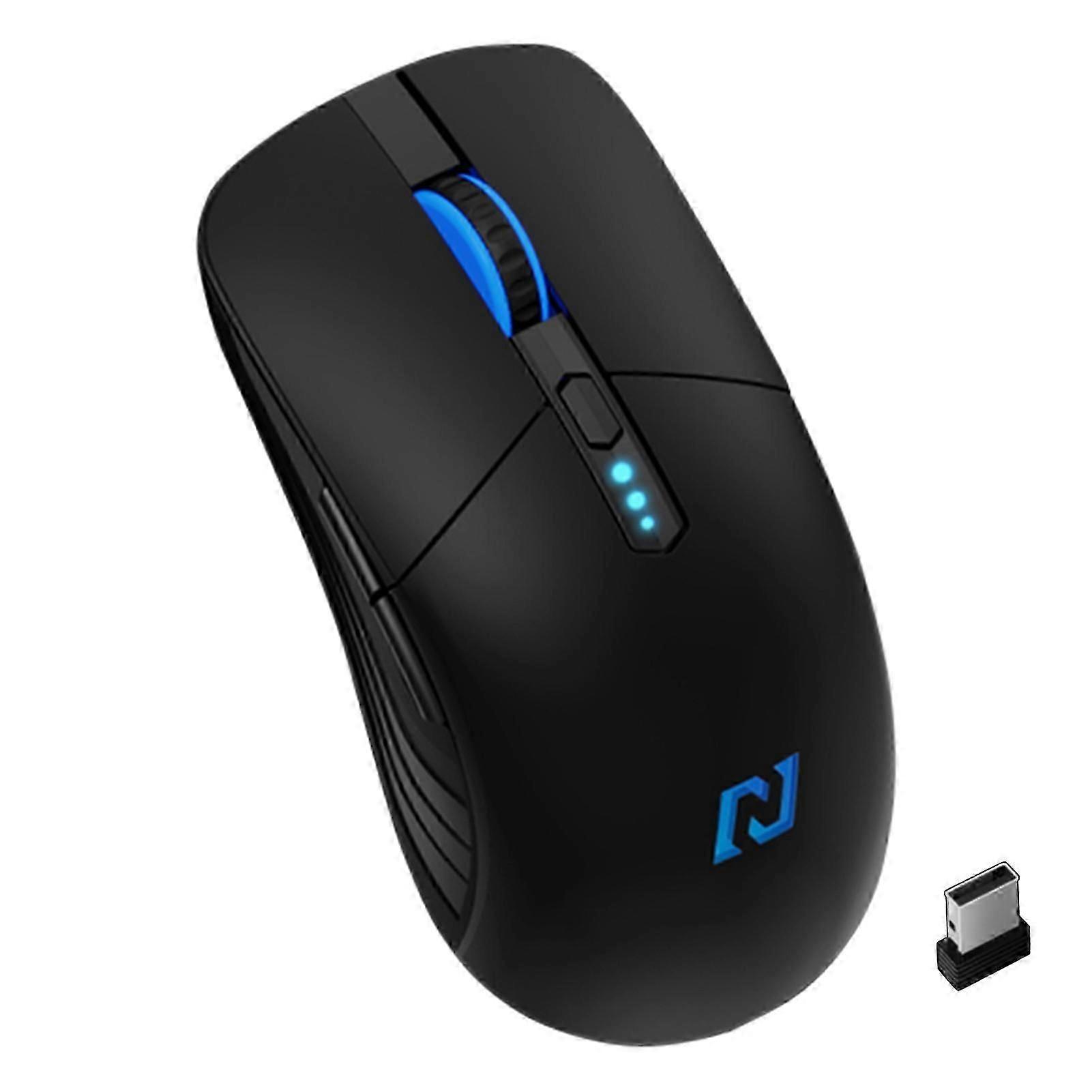 G12 Wireless Mouse LED 2.4G Slient Buttons Rechargeable Computer Optical Engine Gaming Mice for PC