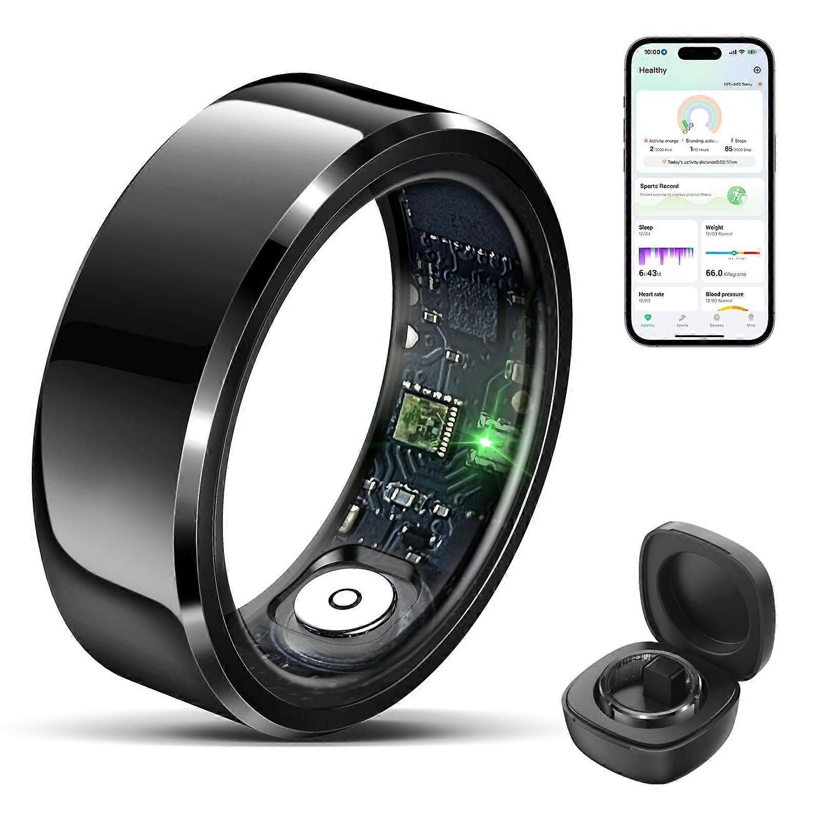 Smart health tracking ring, Bluetooth connection