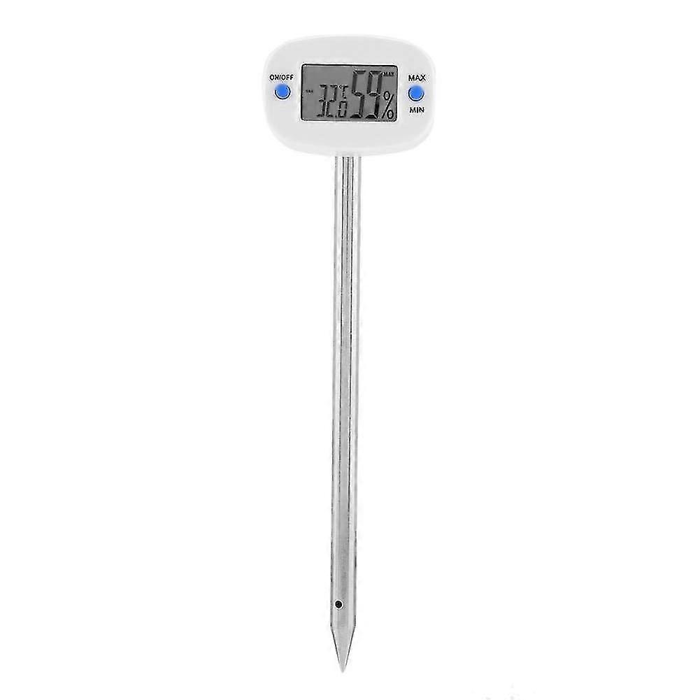 Digital Soil Hygrometer Moisture Meter Temperature Humidity Tester With Probe