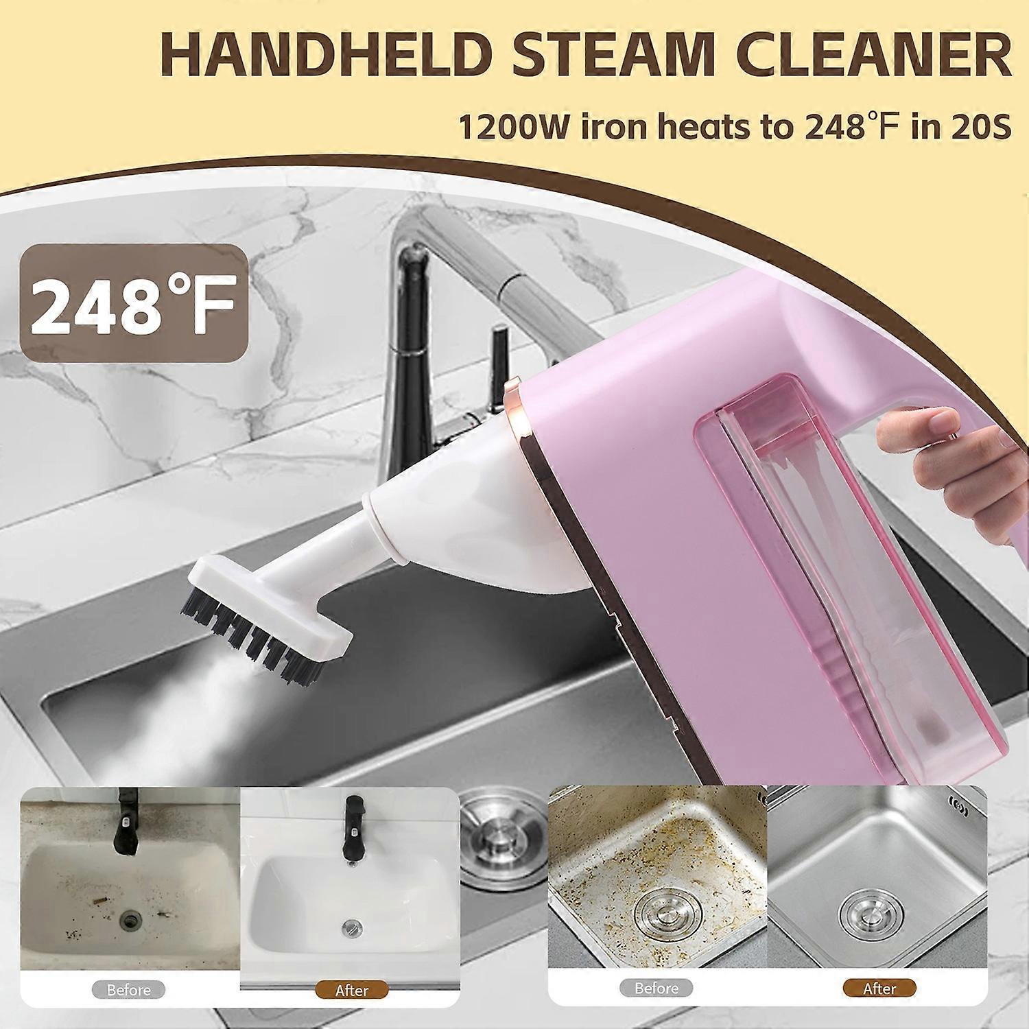 Multifunctional Steamer for Clothes,1200W Handheld Clothes Steamer,Multi-Surface Steam Cleaner for C