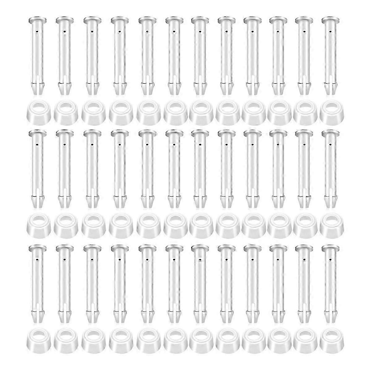 36個入り プラスチック製プールジョイントピン＆プールゴムシール 13インチ～24インチ 28270～28272 プール交換部品(2.36インチ)