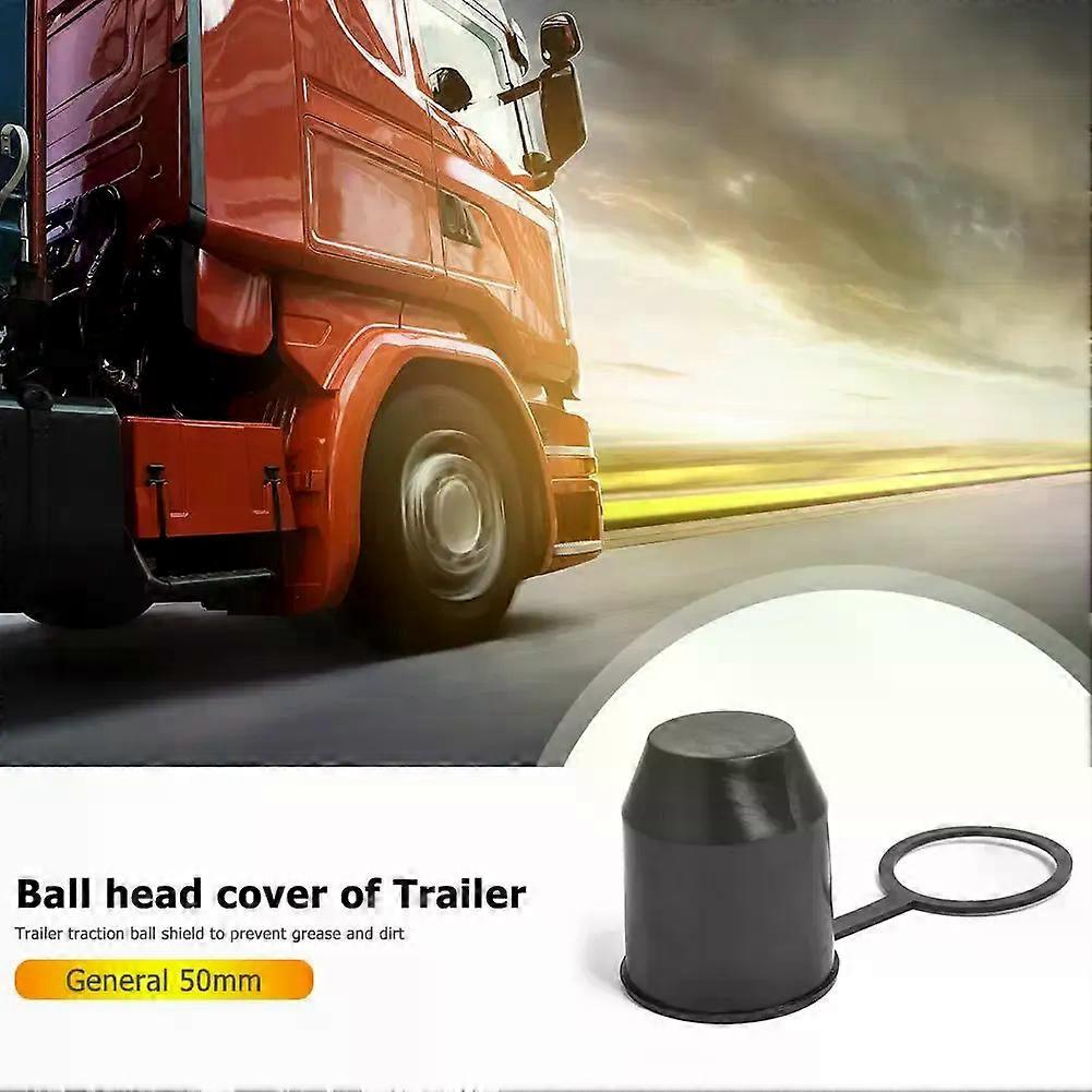 Universal 50mm Auto Tow Bar Ball Cover Cap Hitch Caravan Trailer Towball Protect Classic Colors and Simple Durable Design MAXP
