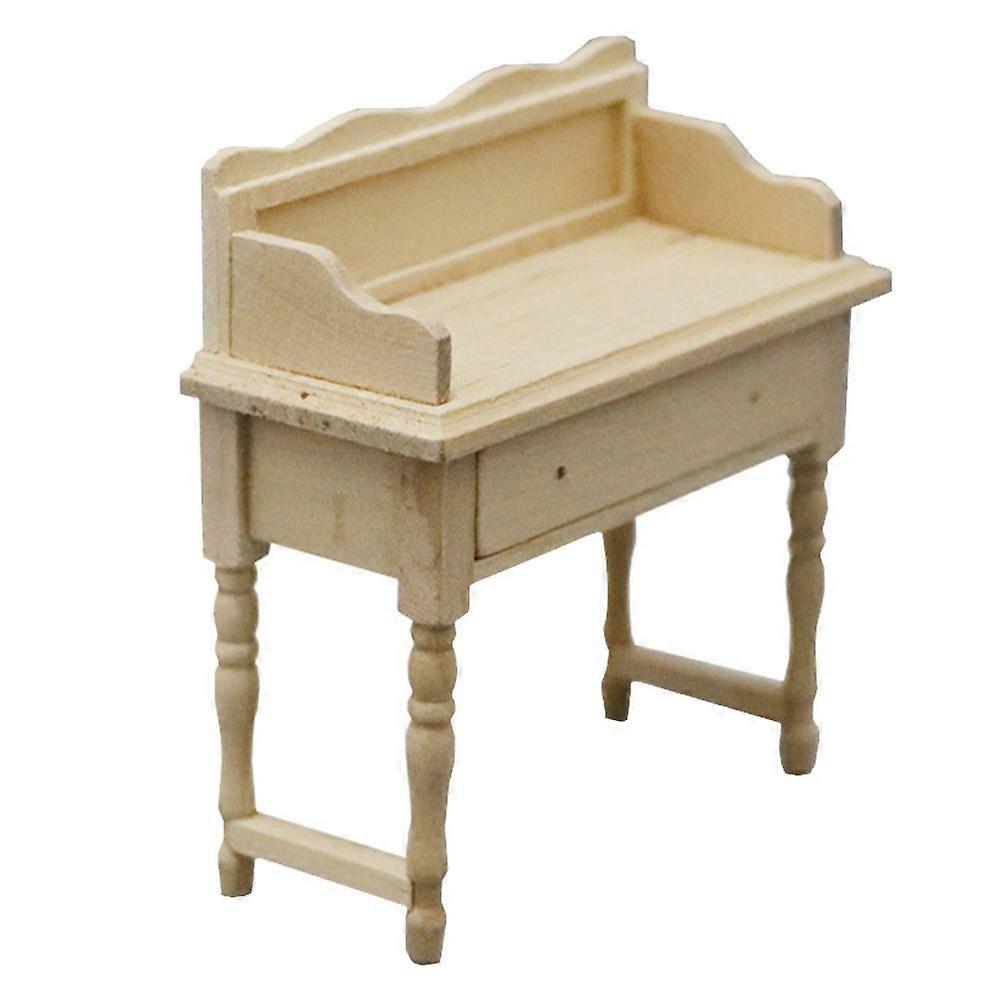 Miniature Writing Desk Model Mini House Simulation Desk Mini Writing Desk