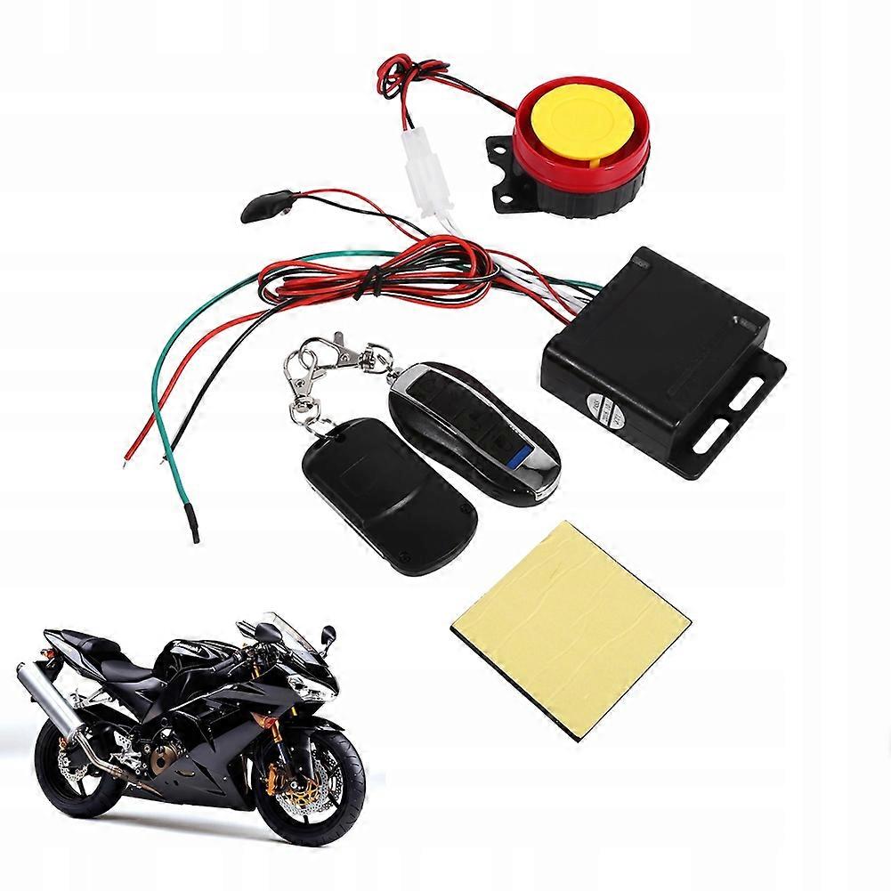 Remote 12V anti-theft motorcycle alarm