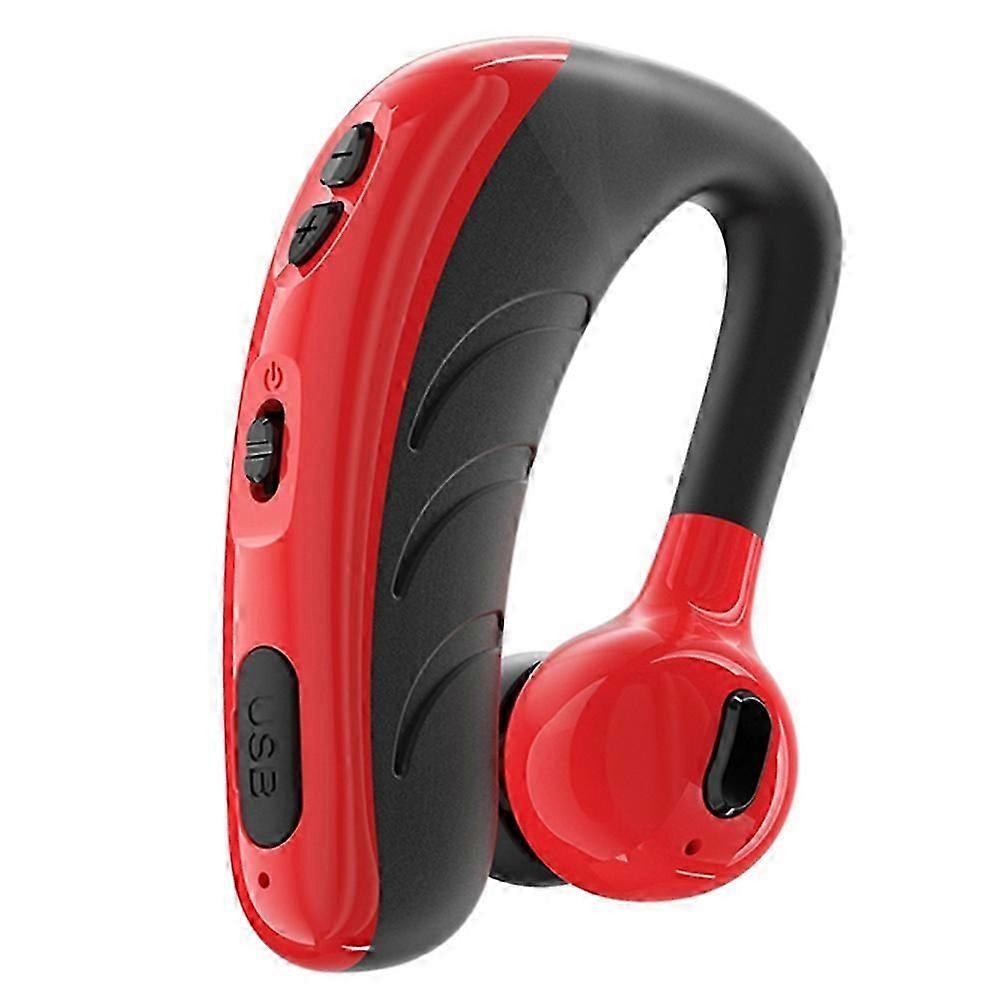 P13 Business Wireless Bluetooth Headset,Bluetooth 5.1 Transmission Wireless Bluetooth Headset Black Red
