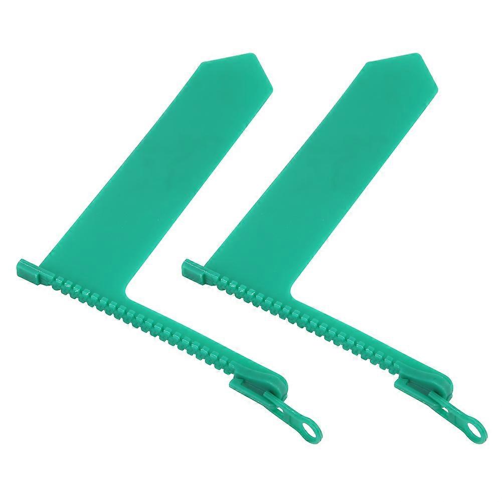 Plastic Zipper Shape Bookmarks 2-Pack, Colorful Page Markers for Students and Office Reading, Durable Accessories