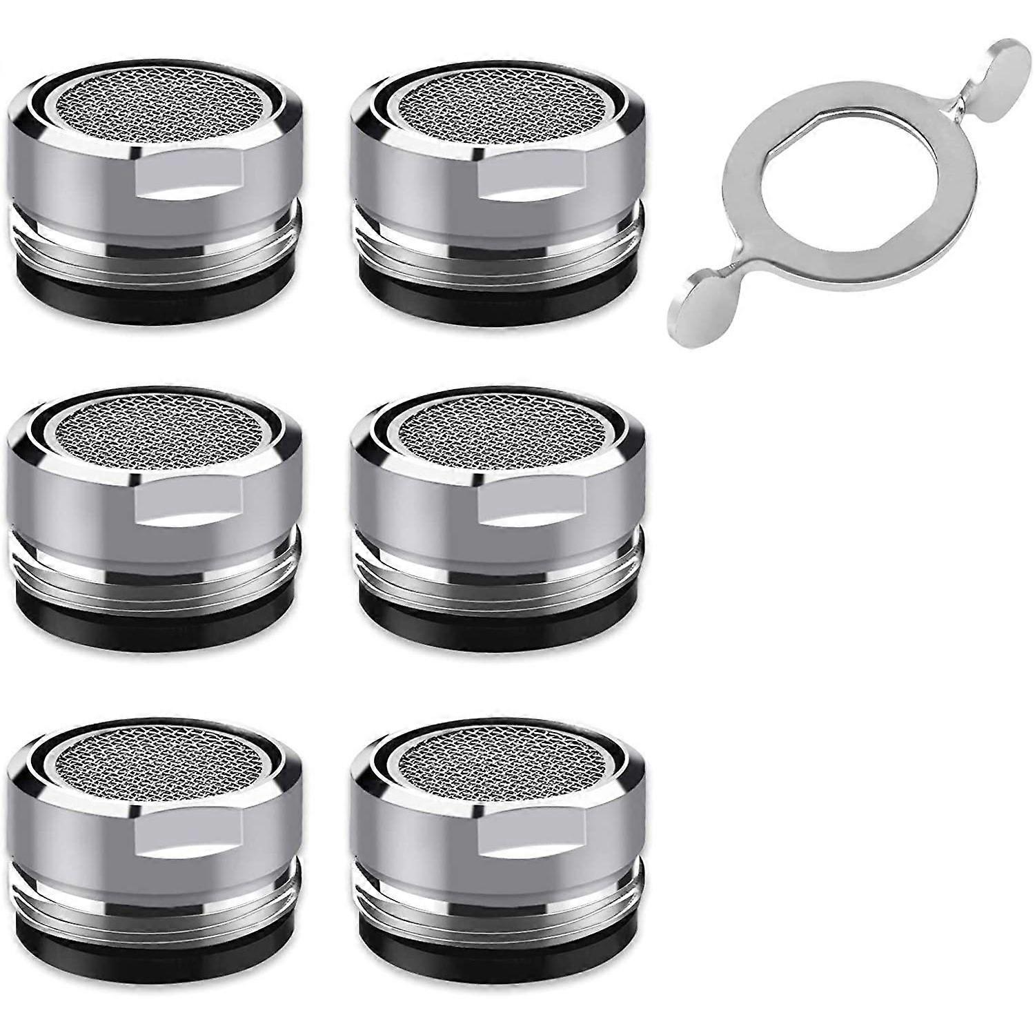6-Pack M24 Faucet Aerators with Wrench