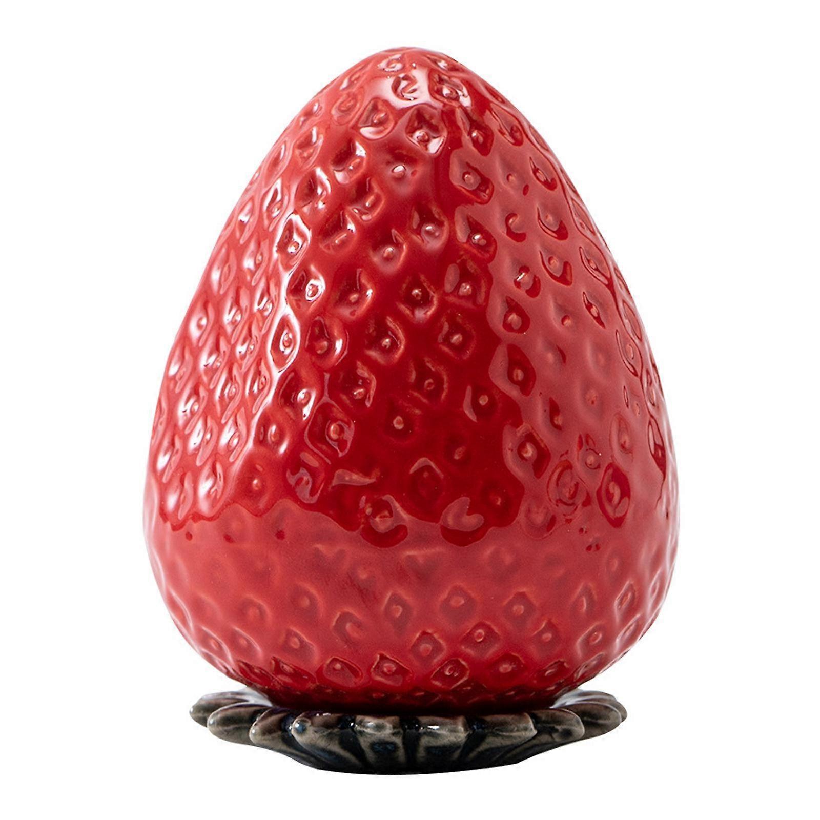 Tea Canister Ornament Decorative Ceramic Jar with Lid for Home Counter Cafe