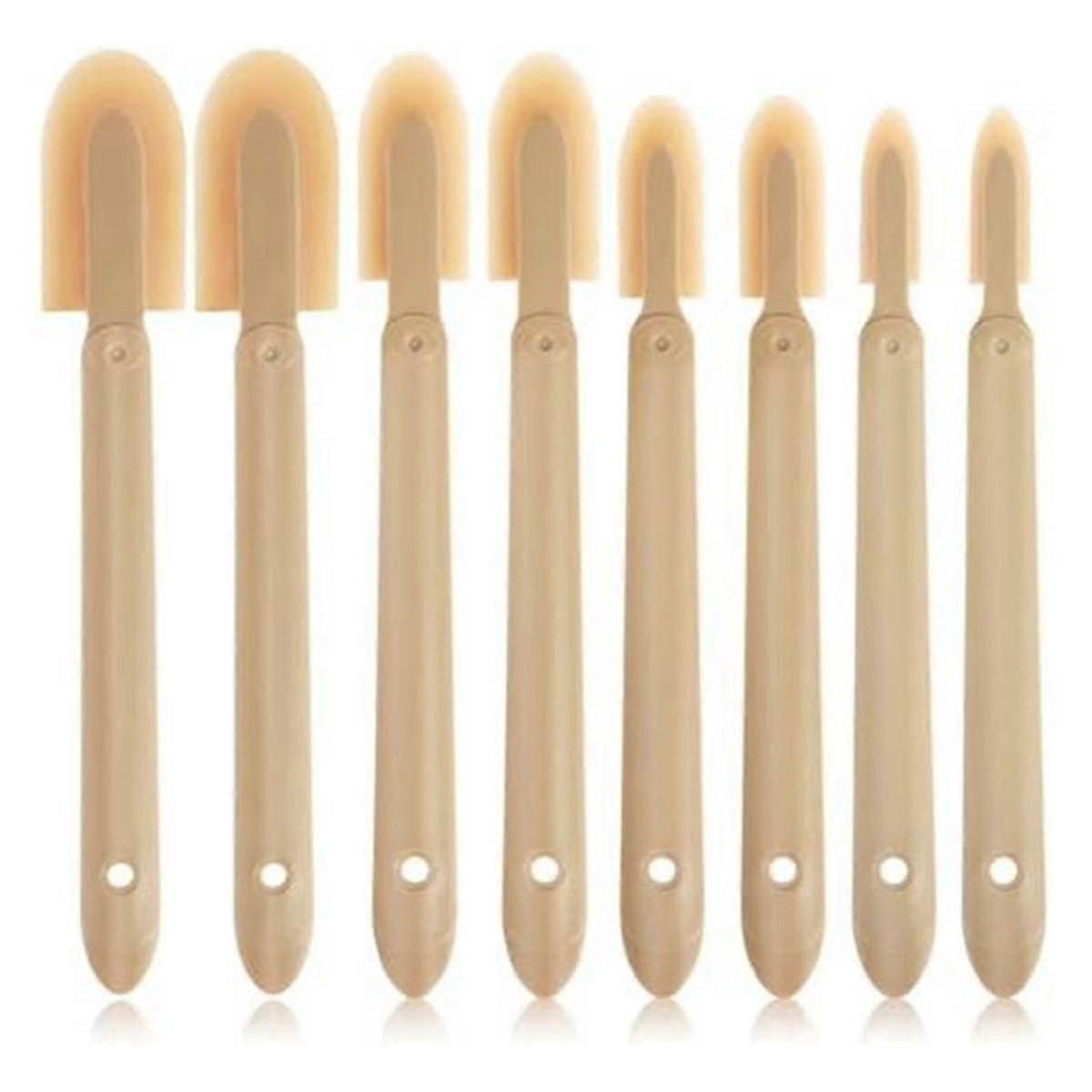 8Pcs Rubber Caulking Tool Kit Reusable Caulk Finishing Tool Spatula Spreader Smoothing Tool for Brick SkirtingKitchen