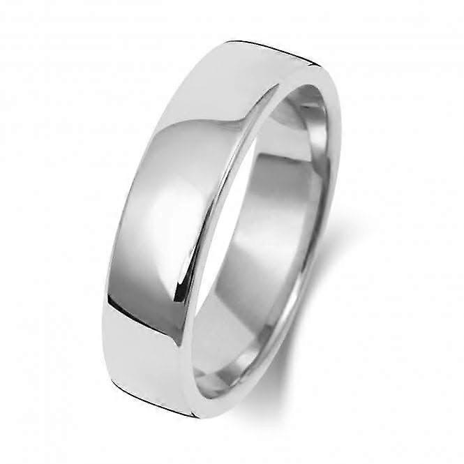 Wedding Band 18K Soft Court 5mm-1.2 Wedding Ring WQ135WL