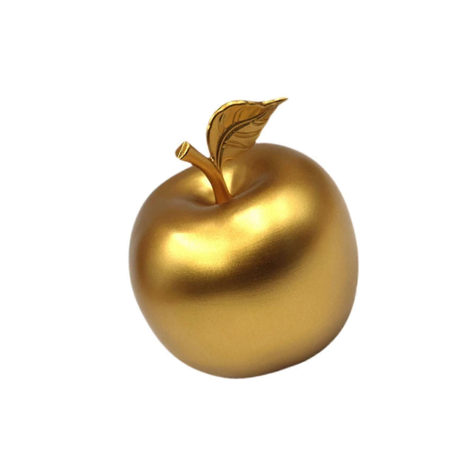 Socha jablka, jednoduchý vánoční dárek, ovocná socha pro stůl, kancelářský krb, červená