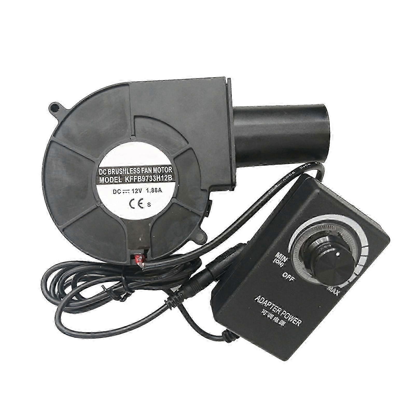 Power Supply Blower Air Collecting Duct Adjustable Durable Black Usb Plastic Dc 12v Portable Variable Speed Controller
