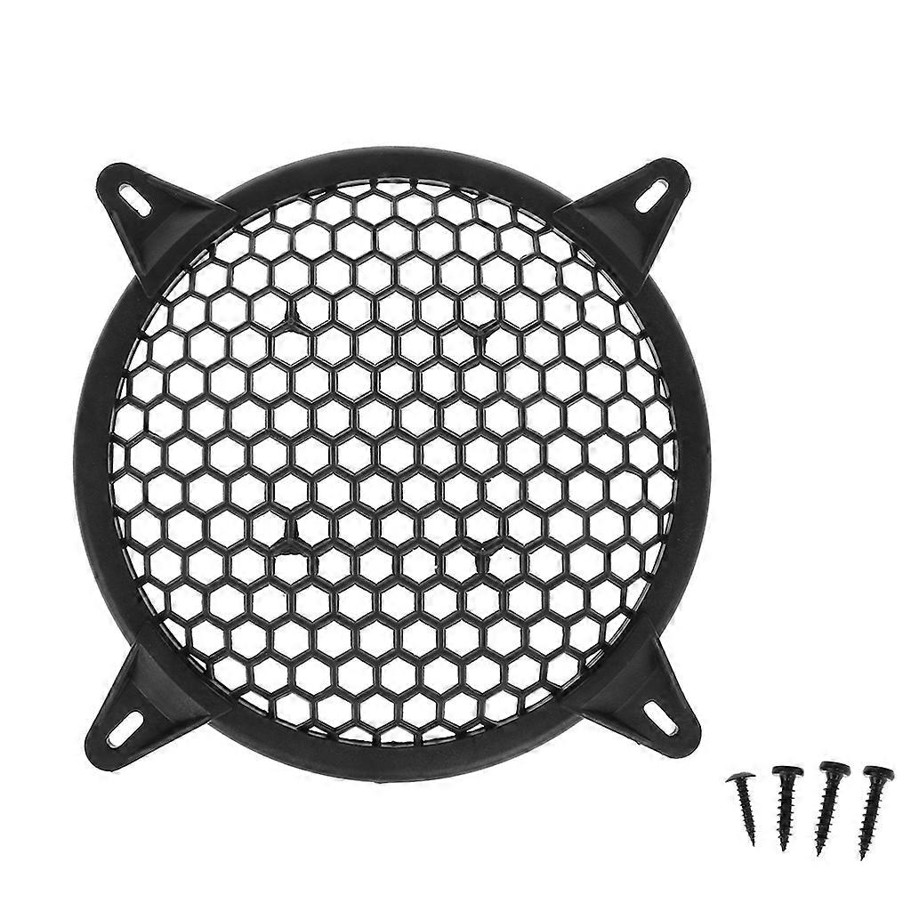 Alto-falante de áudio Hexagon Horn Cover Mesh Replacement Decorative Circle Grille 6 polegadas 8 polegadas 10 polegadas 12 polegadas Protetor de áudio
