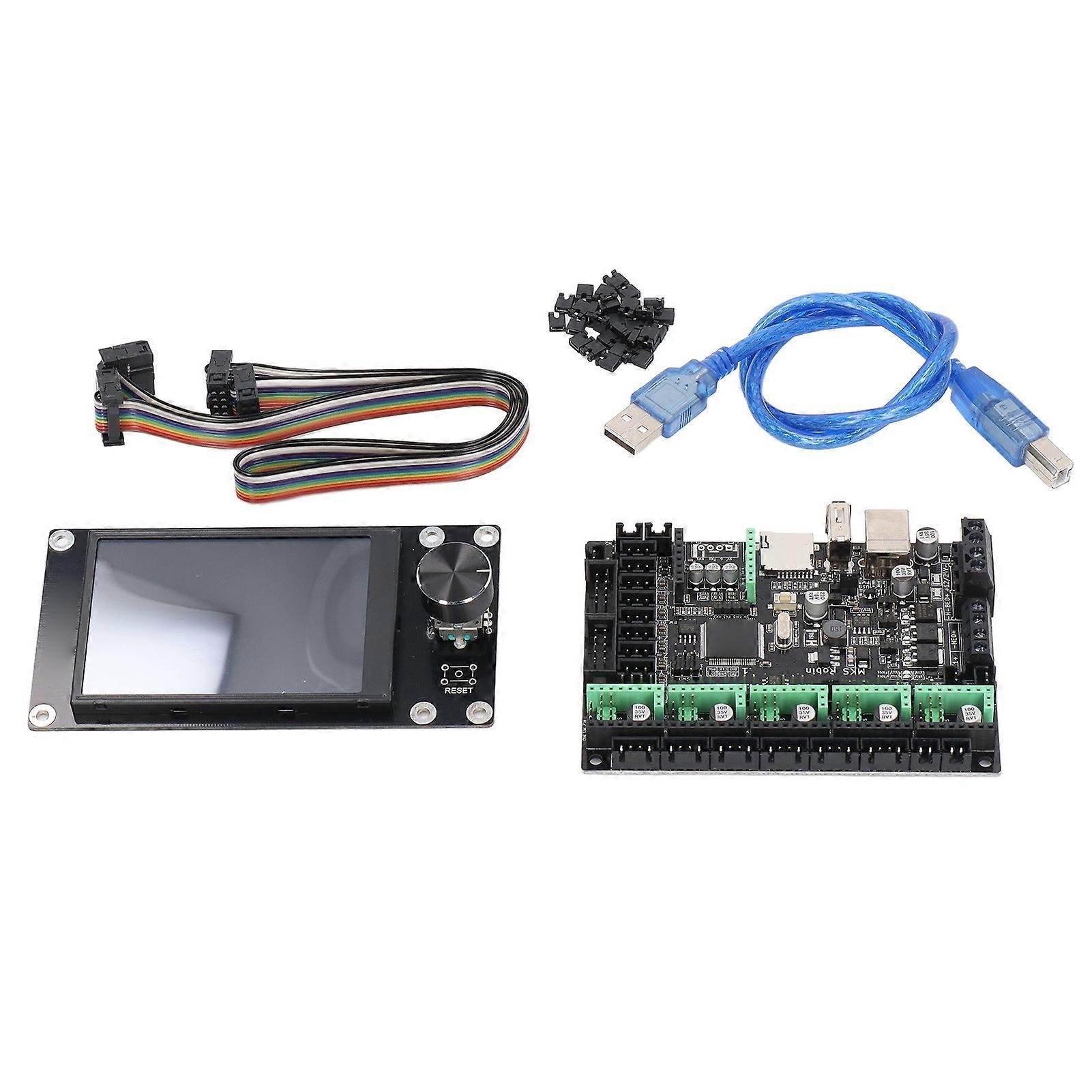 MKS Controller Board with 3D Printer Motherboard & Power TVS Protection, Virtual USB Device Support + MKS TS35 Screen