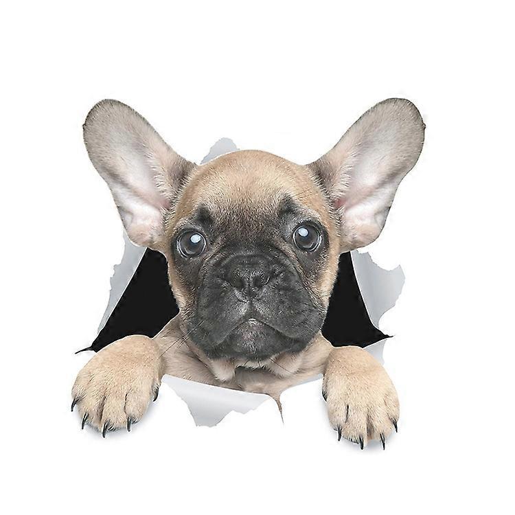 Personality Puppy 3D Car Stickers Waterproof Car Body Block Scratches Simulation Stickers
