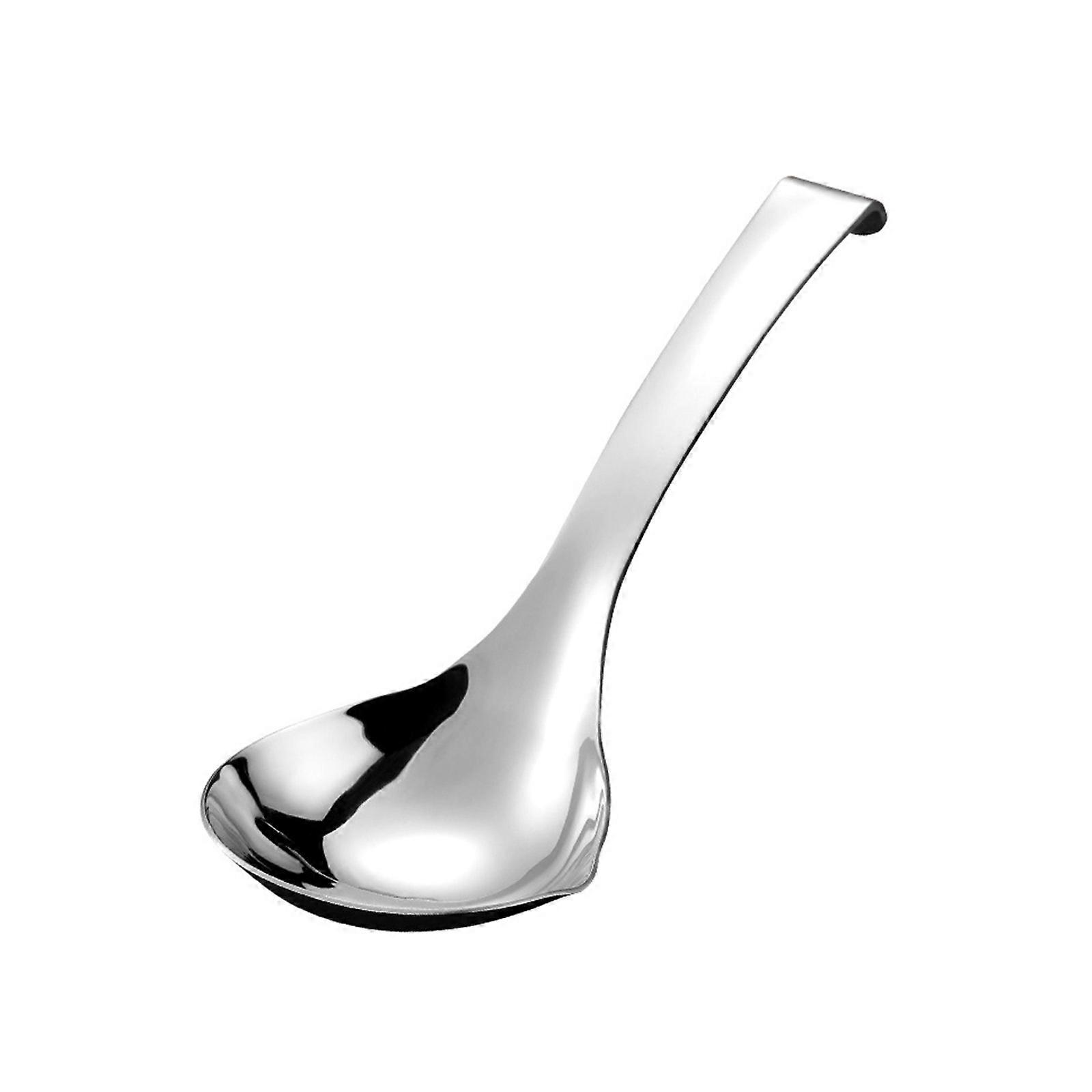 Stainless Steel Cooking Utensils Large Soup Serving Spoon with Ergonomic Handle Kitchen Tablespoon for Everyday Use