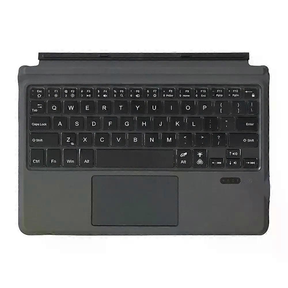 Bluetooth Keyboard with Touchpad-1087D Magnetic Colorful Backlight for Microsoft Surface GO