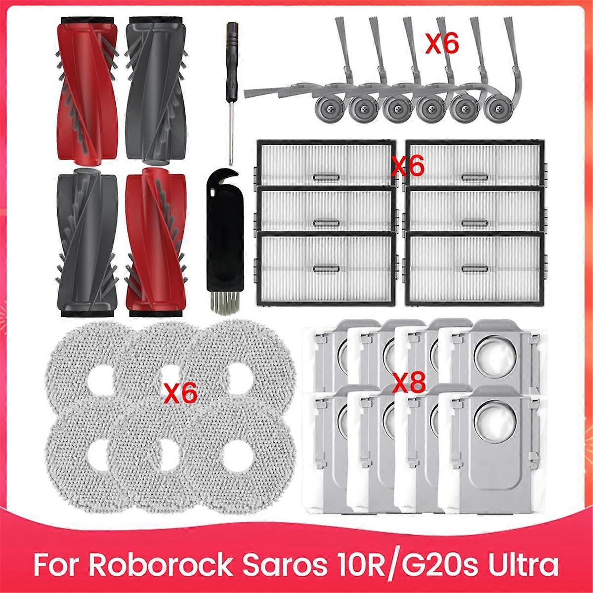 Replacement Accessories Kit for Saros 10R, Robot Vacuum