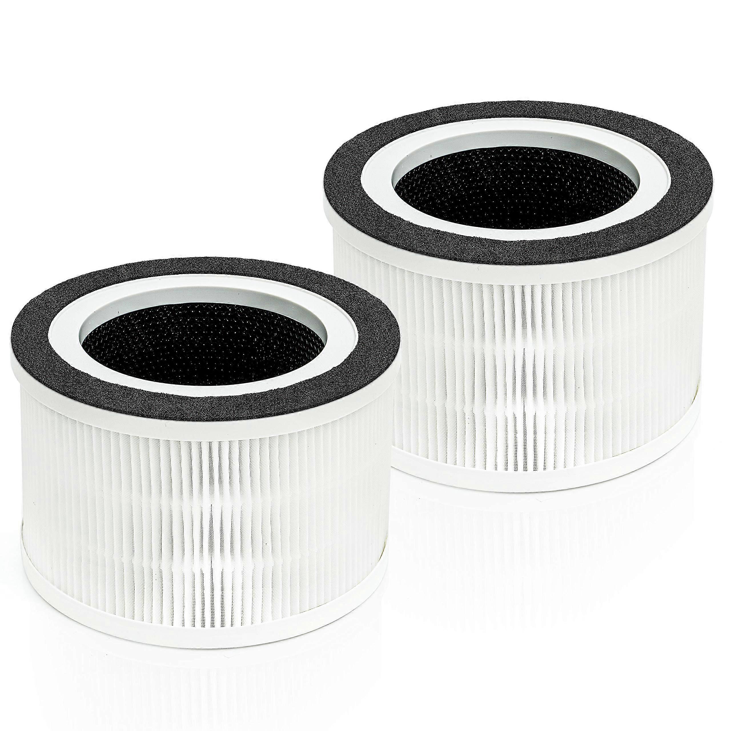 True HEPA Replacement Filter Compatible Afloia Fillo And MOOKA Allo Purifier 3In1 Pre-Filter H13 Activated Carbon 2-Pack
