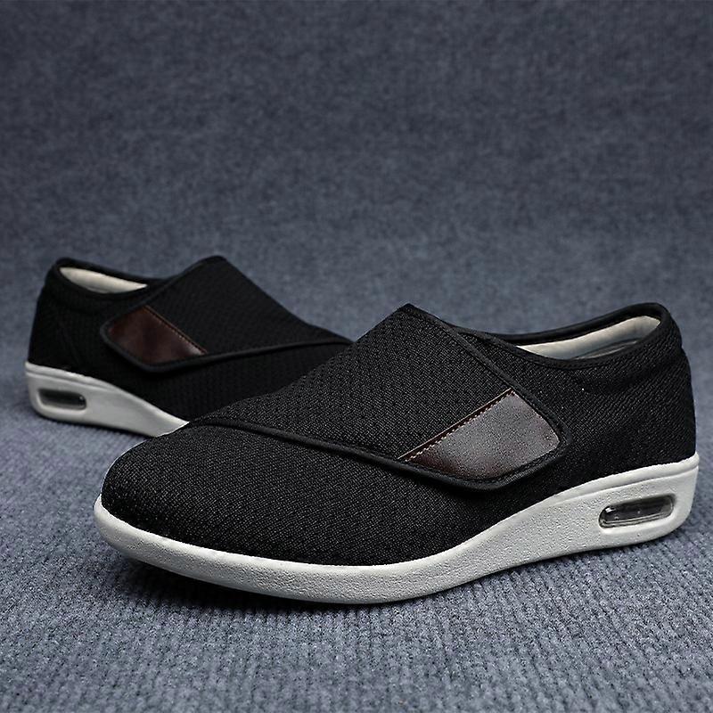 Wide Adjusting Soft Comfortable Shoes Orthopedic Walking Shoes for the Old Breathable Hook-and-loop Design Shoes