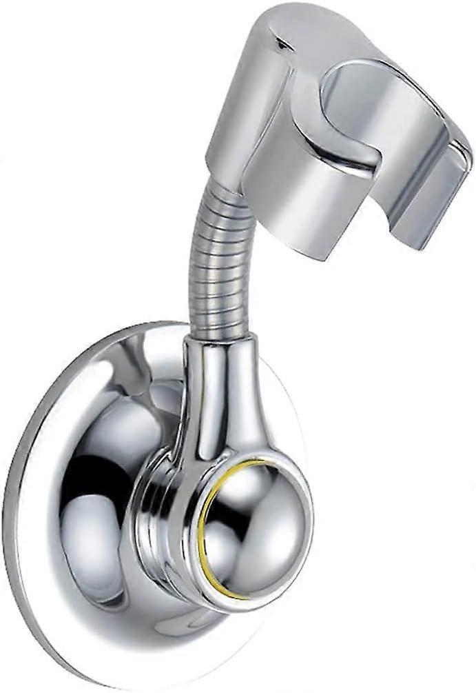 Shower Head Holder Suction Cup Adjustable Height Handheld Bracket Multi-Directional Removable Wall 72mm x 68mm x 48mm x 140mm