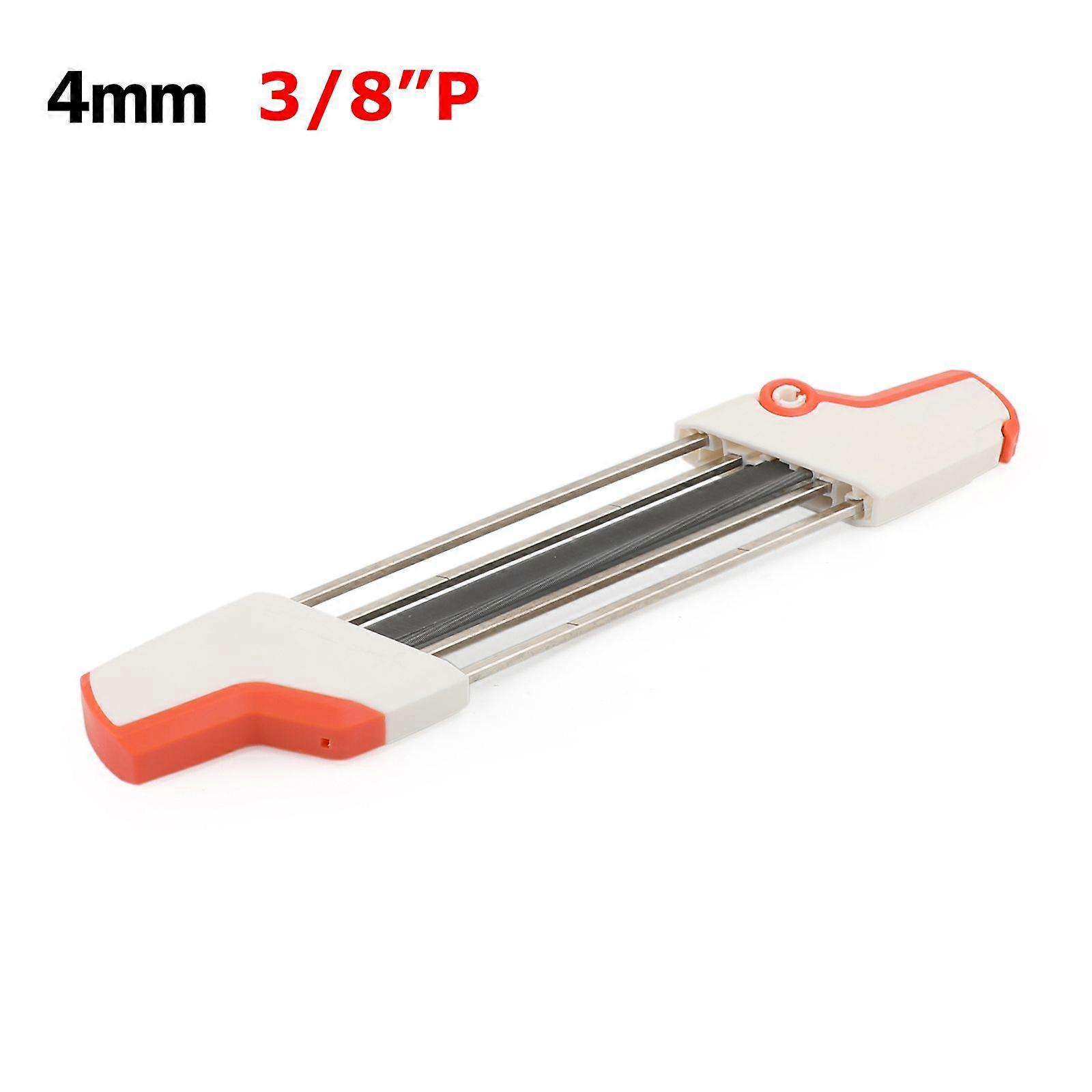 Areyourshop Chainsaw Chain Sharpener Kit with 2-in-1 Polishing Stone Sizes 4mm/4.8mm/5.2mm/5.5mm for Stihl Woodworking Abrasive Tool