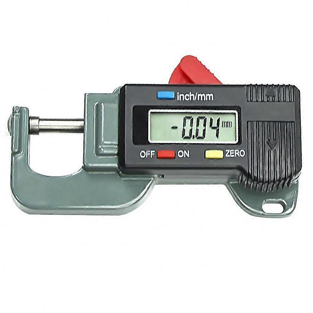 Portable Precise Digital Thickness Gauge Meter Tester Micrometer 0 to 12.7m Caliper