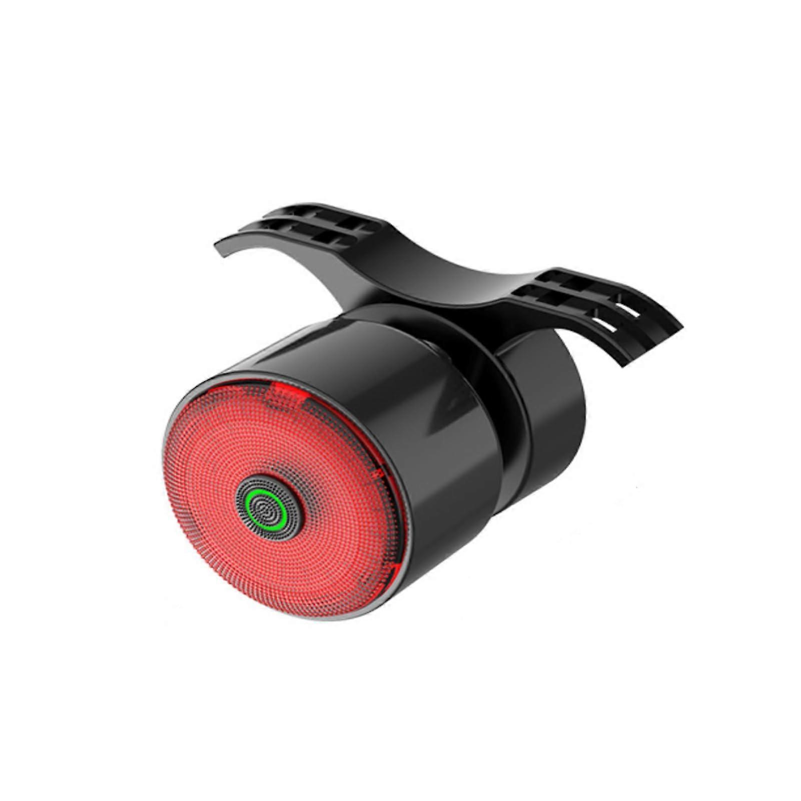 Bike Tail Light Type-C USB Rechargeable Smart LED Brake-Sensing Rear Bicycle Light for Night Riding 5 Modes