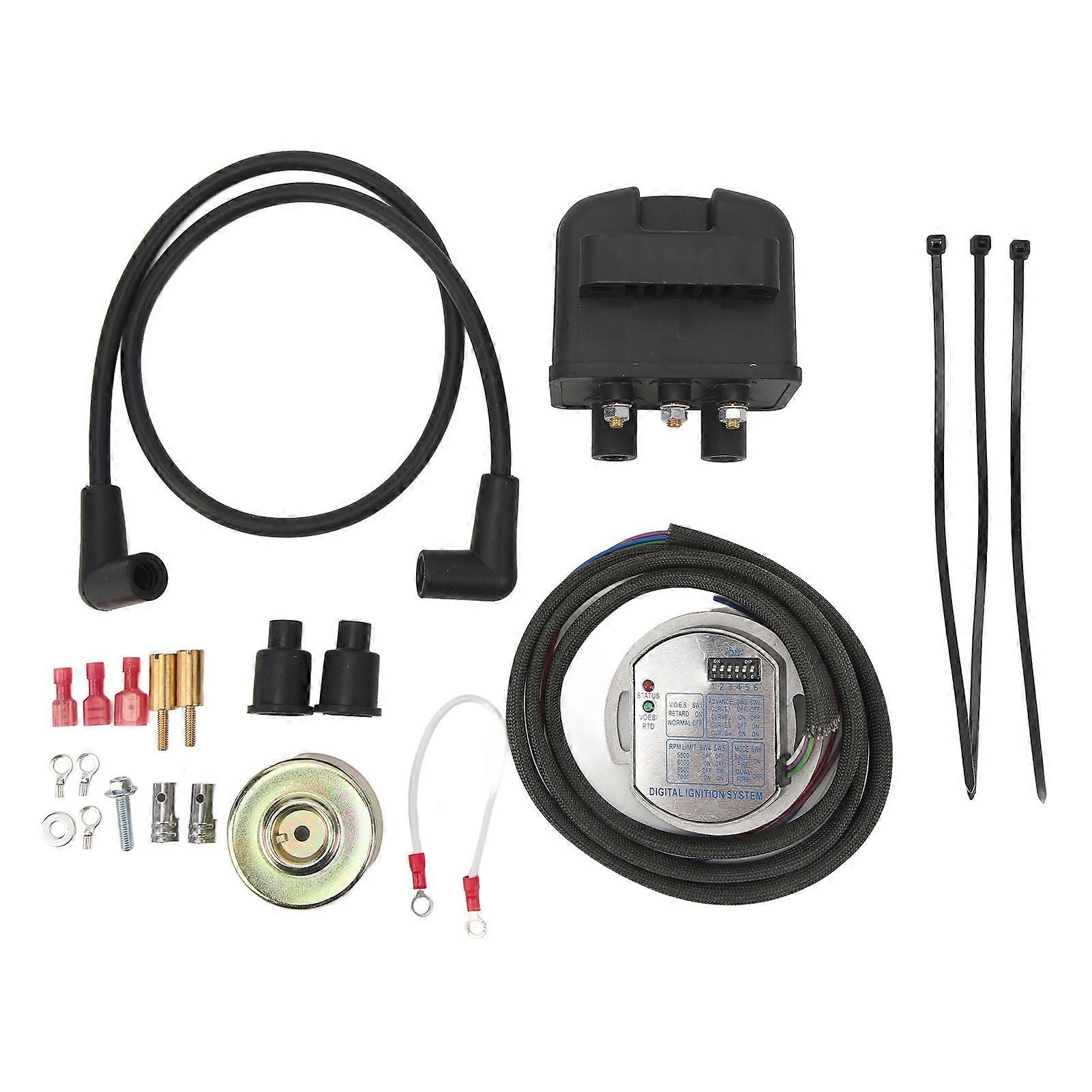 22 Stück programmierbares Zündkit Spannungs-Überstrom-Schutz 53-660 für Big Twin 1970 bis 1999