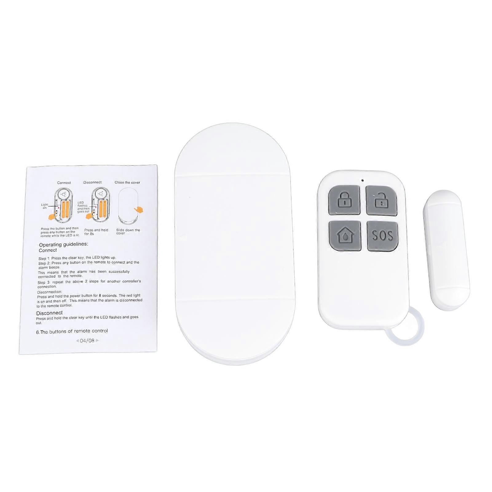 Door Window Multifunction Wireless Magnetically Triggered Remote Control Home Security Burglar Alarm