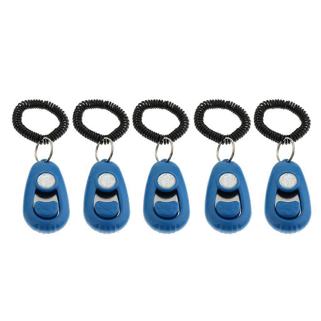 Adjustable Clickers Training Obedience Agility Trainer Aid with Wrist Strap