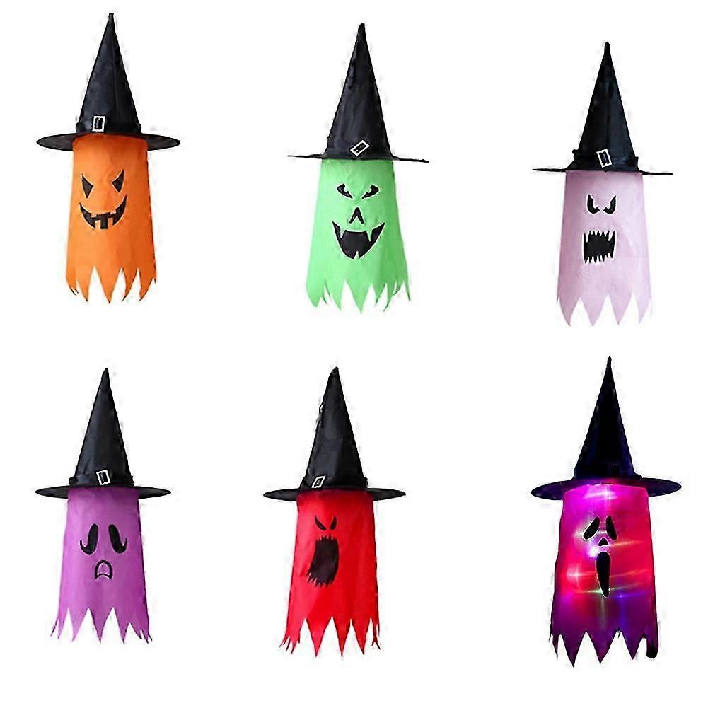 Halloween Decoration Witch Hat, Hanging Luminous Witch Hat Decoration