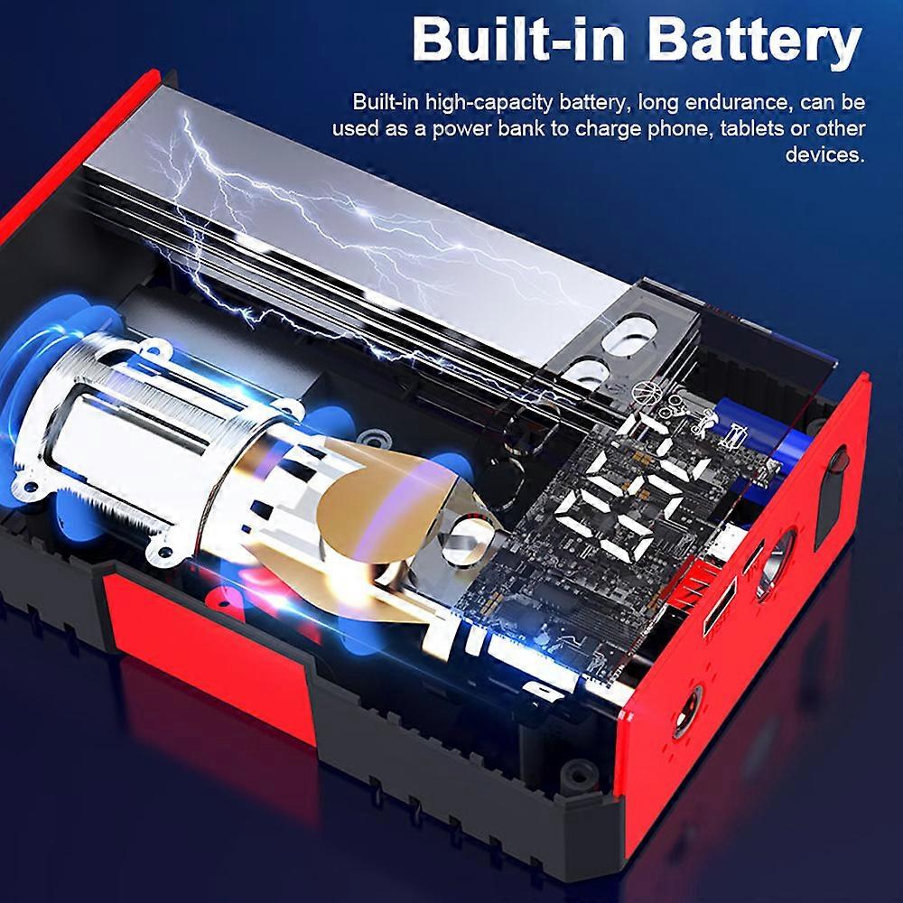 Multifunctionele Jump Starter Luchtcompressor 2000A Peaks Batterij Booster Pack
