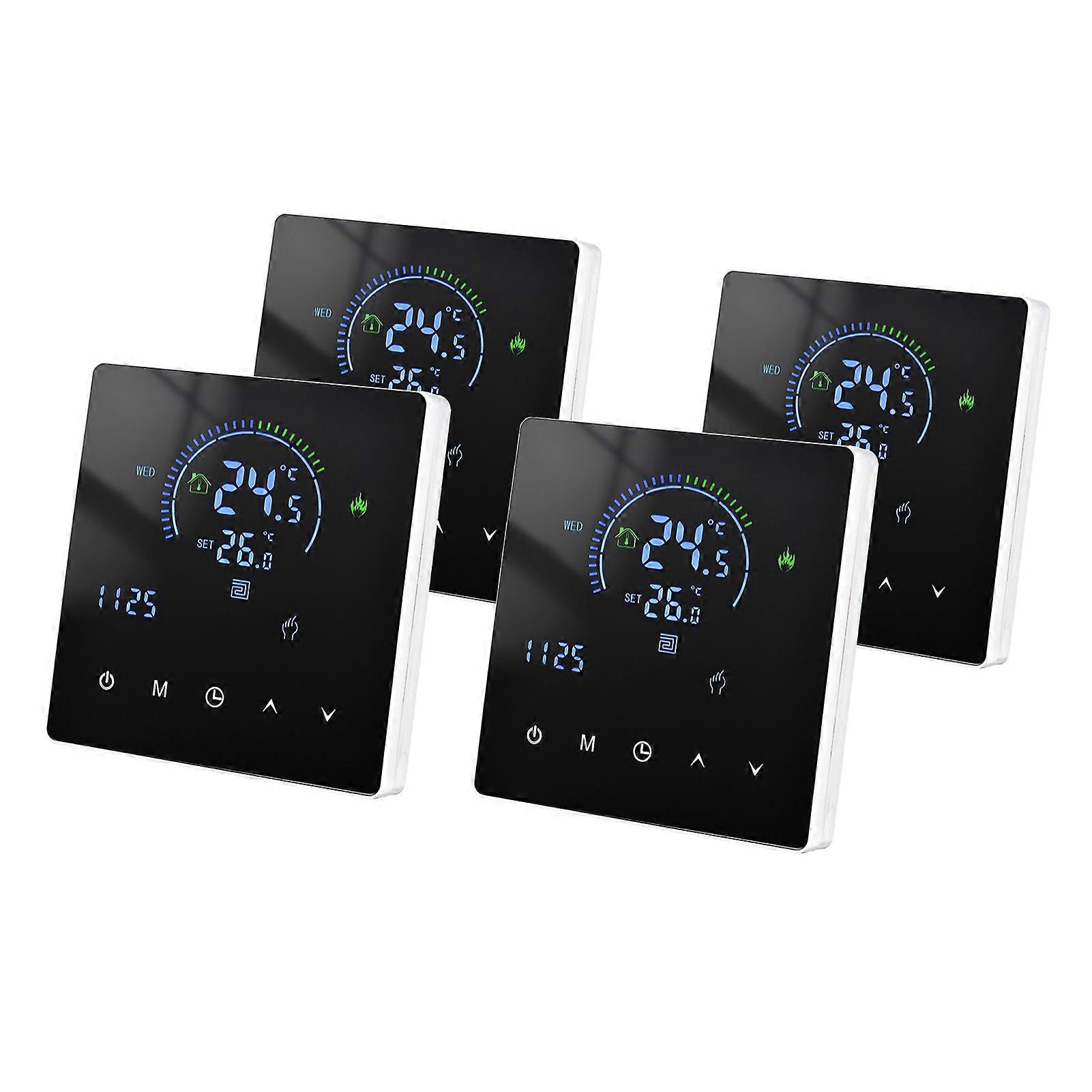 Smart Intelligent Thermostat Temperature Controller LCD Display Touch Button Programmable for Home Office School Hotel