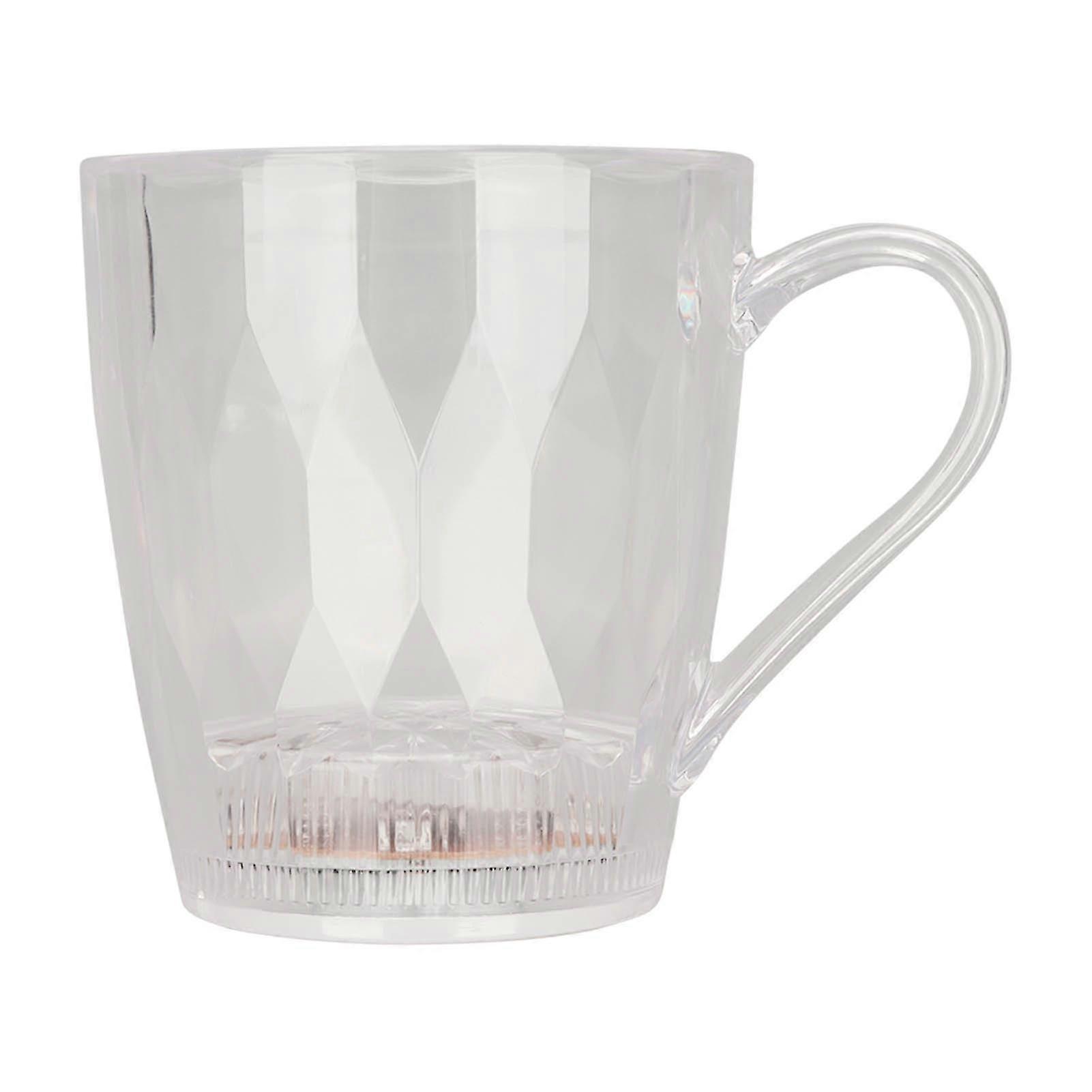 Cups with Handle Liquid Activated Multicolor LED Tumblers Safe 7 Color Changing Light Up for Birthday Christmas