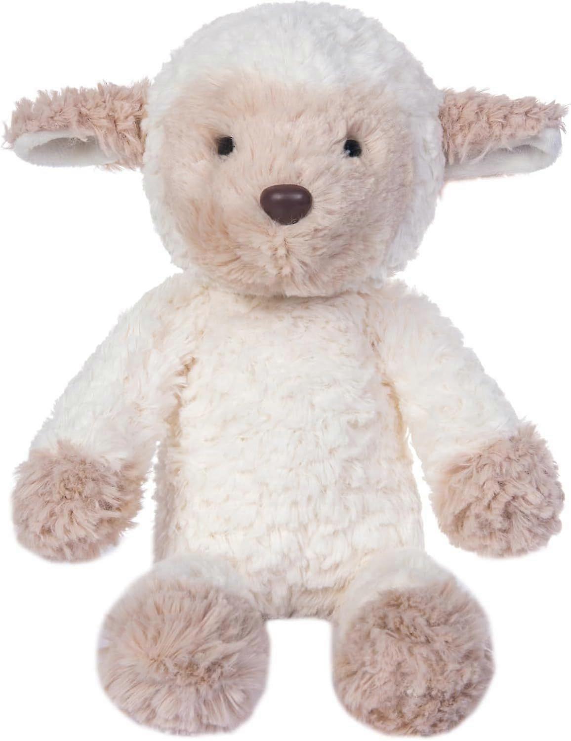13inch Soft Sheep Cuddly Plush Toy for Kids Light Brown