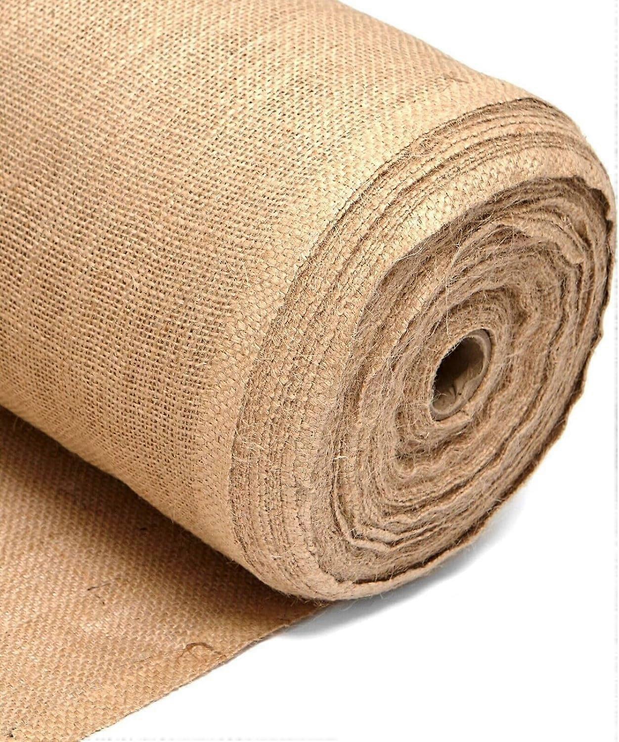 40" Wide Burlap Fabric Natural Jute Material 10oz Heavyweight for Crafts, Upholstery, and Décor