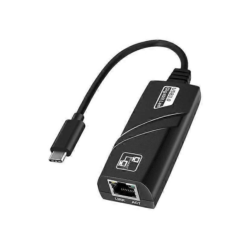 DBIT Wi-Fi Adapter 3.0 USB HUB Ethernet Typ C auf RJ45 Gigabit Netzwerkkarte Mini PC Desktops Laptop (Optionen Typ C)