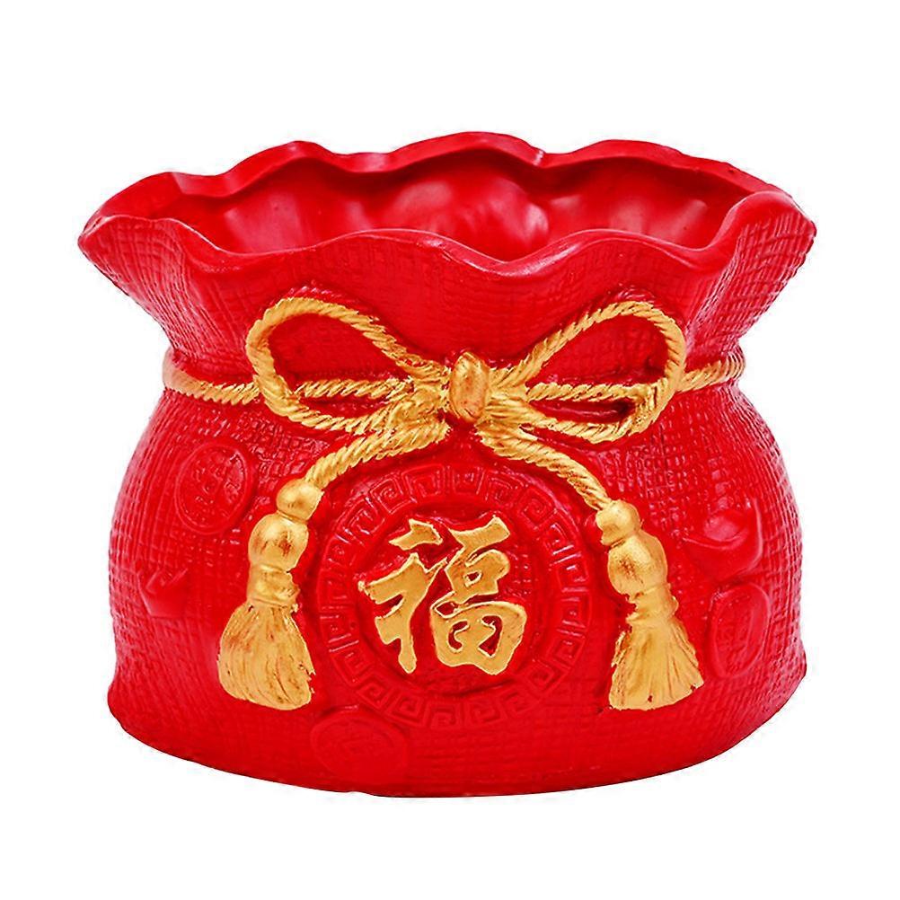 Creative Ceramic Flower Pot for Storage Lightweight Durable Planter Suitable for Desks Countertops