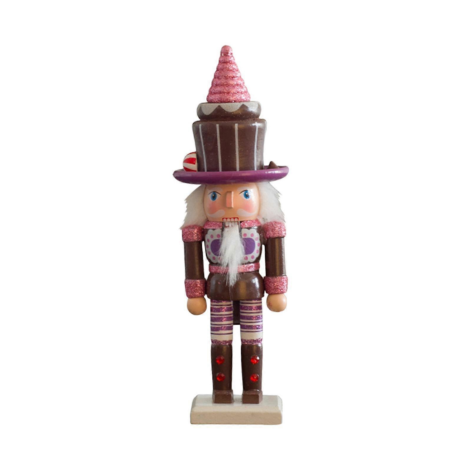 25cm Nutcracker Ornament Puppet Decorative Nutcracker Statue Nutcracker Figures
